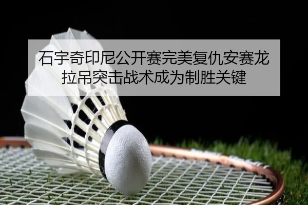 石宇奇印尼公开赛完美复仇安赛龙 拉吊突击战术成为制胜关键